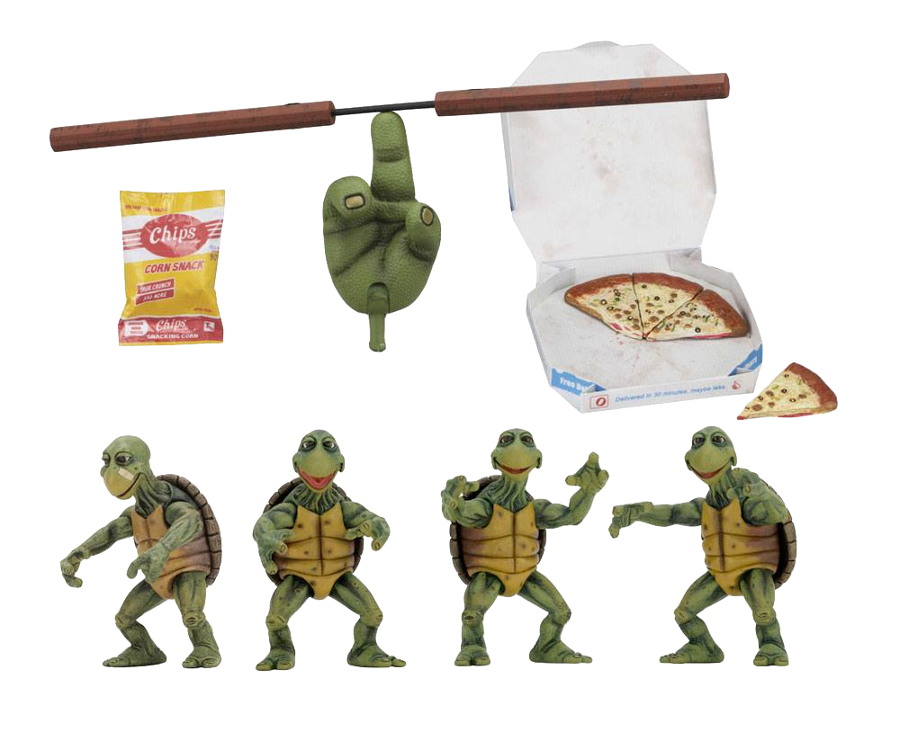 neca-tmnt-baby-turtles-1:4-4-pack-set-toyslife