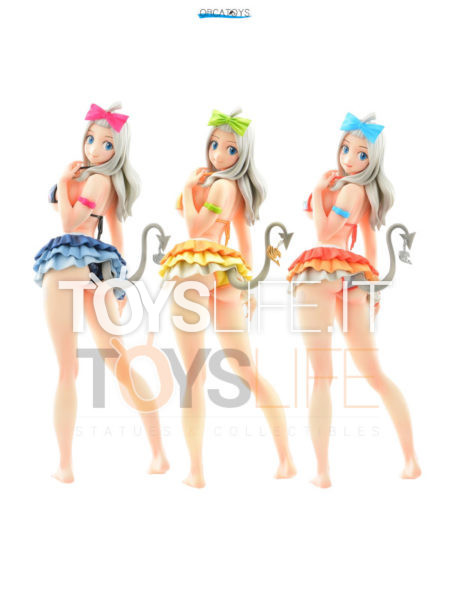 Orca Toys Fairy Tail Mirajane Strauss Swimwear Pure In Heart Normal/ Rose/ Koakuma Bikini 1:6 Pvc Statue