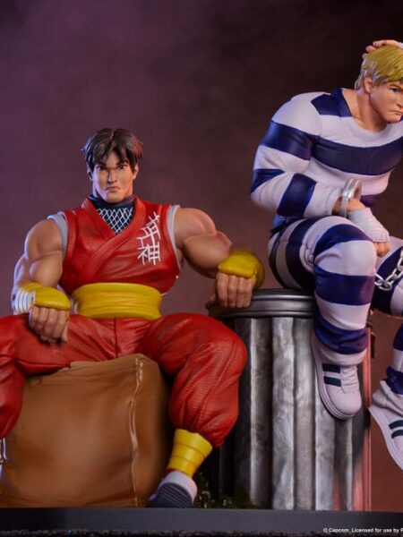 PCS Street Fighter Cody & Guy 1:10 Statue Set