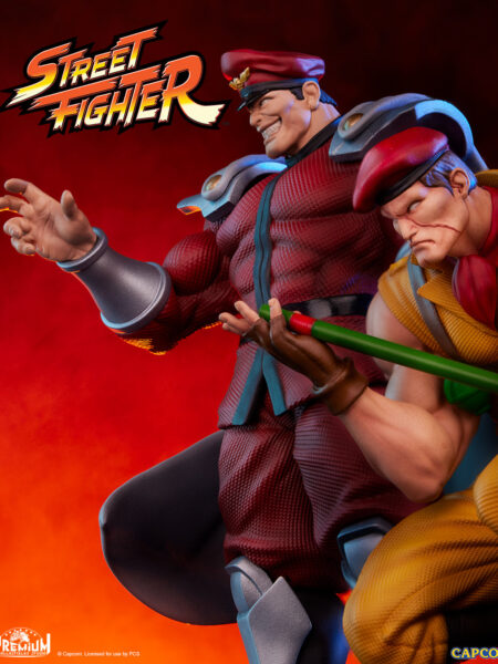 PCS Street Fighter Mr. Bison & Rolento 1:10 Statue Set
