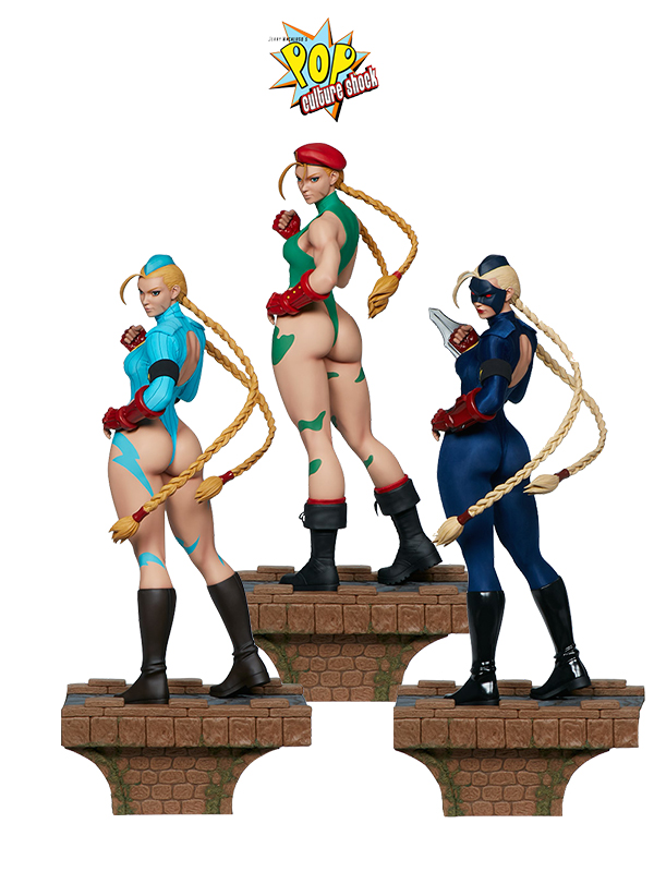 Pop Culture Shock Street Fighter Cammy Classic/Killer Bee/Decapre 1:3 Statue