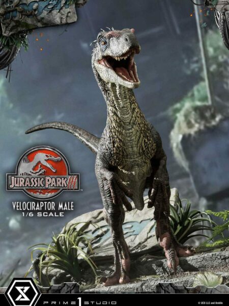 Prime 1 Studio Jurassic Park III Male Velociraptor 1:6 Statue