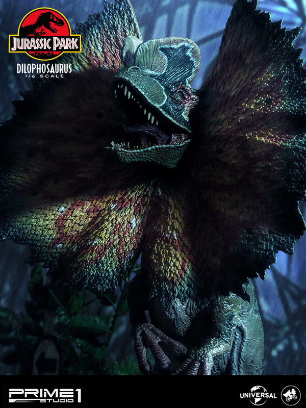 Prime 1 Studio Jurassic Park Dilophosaurus 1:6 Bonus Statue