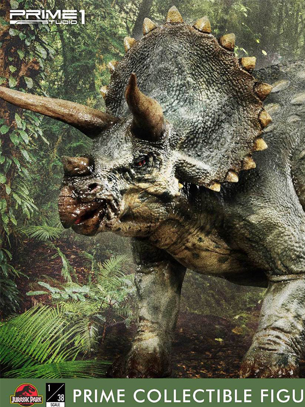 Prime 1 Studio Jurassic Park Triceratops 1:38 Scale PVC Statue