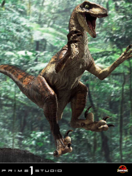 Prime 1 Studio Jurassic Park Velociraptor Jump 1:10 Statue