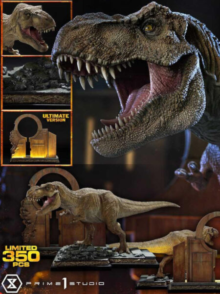 Prime 1 Studio Jurassic World Dominion Legacy Museum Collection Tyrannosaurus-Rex Final Battle 1:15 Statue Ultimate Version