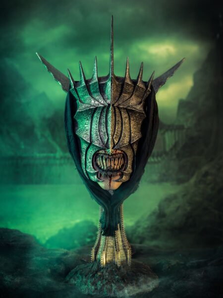 Pure Arts The Lord of the Rings Mouth of Sauron 1:1 Lifesize Art Mask Statue