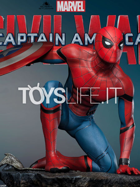 queen-studios-marvel-captain-america-civil-war-spiderman-premium-1:4-statue-toyslife-icon