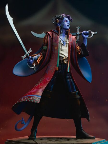 Sideshow Critical Role The Mighty Nein Mollymauk Tealeaf Pvc Statue