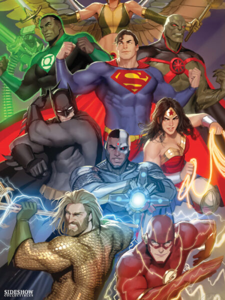 Sideshow DC Comics Justice League #14 The Justice League 41x61 Art Print by Stjepan Šejić