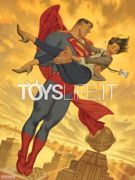 Sideshow DC Comics Superman and Lois Lane Unframed 46x61 Art Print By Julian Totino Tedesco