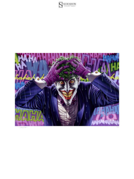 Sideshow DC Comics The Joker Last Laugh 46x61 Unframed Art Print by Jason Edmiston