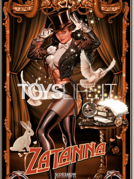 Sideshow DC Comics Zatanna Mistress Of Magic 46X66 Unframed Art Print