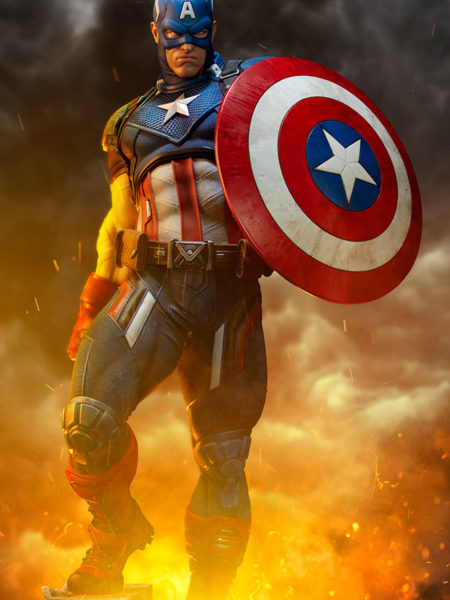 Sideshow Marvel Captain America Premium Format