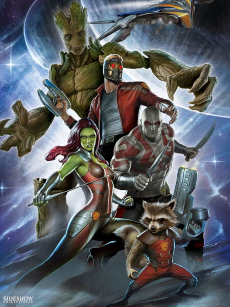 Sideshow Marvel Comics Guardians of the Galaxy Castaways 46x61 Unframed Art Print