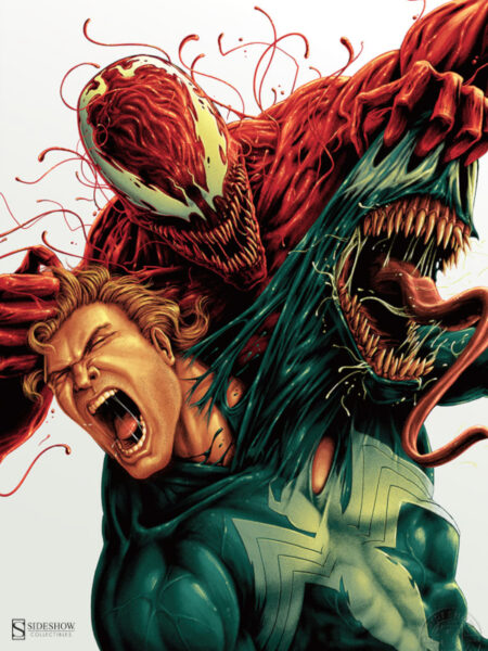Sideshow Marvel Comics Venom Carnage Unleashed 46x61 Unframed Art Print By Matt Ryan Tobin