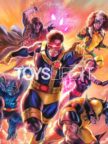 Sideshow Marvel Comics X-Men Children Of The Atom 46X61 Unframed Art Print