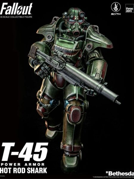 Threezero Fallout T-45 Hot Rod Shark Power Armor 1:6 FigZero Figure