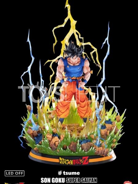 Tsume Art Dragon Ball Z Son Goku Super Sayan HQS Dioramax 1:4 Statue Standard Color