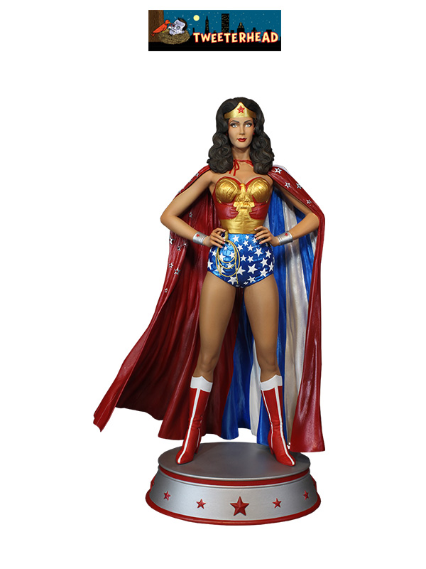 Tweeterhead DC Wonder Woman Lynda Carter Cape Variant Maquette